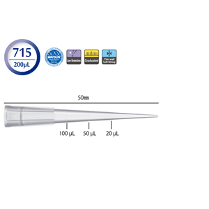 日本WATSON沃森 移液吸头 低吸附吸头121-715CLS