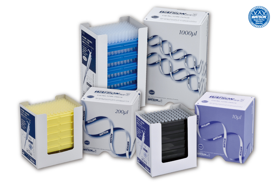 日本WATSON沃森 移液吸头 叠盒装　Eco Pack 123R-254CS