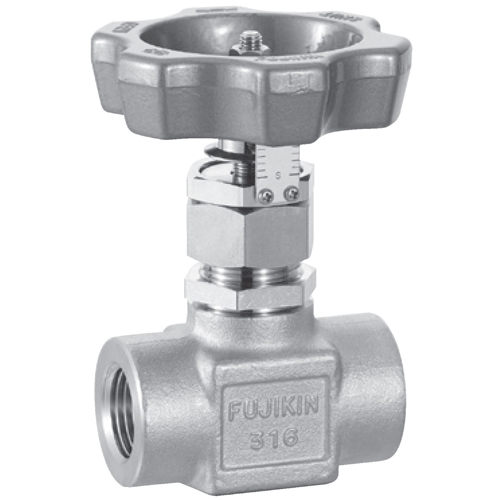 日本Fujikin富士金 手动球形阀带开闭指示器的针阀US-127GC-R