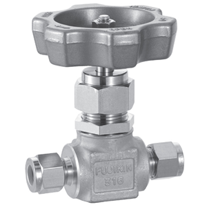 日本Fujikin富士金 带面板螺母手动球形针阀US-927P-12-R-V