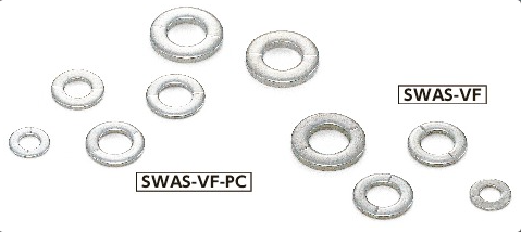 NBK SWAS-2-VF 真空专用平垫圈（通槽型）｜半导体 / 腔体 低发尘 低漏气