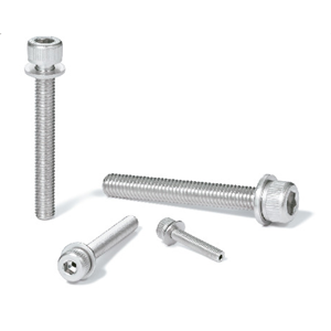 日本NBK SVSI1S-M3-5-PC 带垫圈通孔型不锈钢螺栓 化学研磨 真空腔体紧固优选