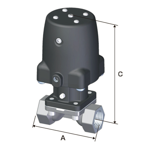 日本Fujikin富士金 自动磨损隔膜阀BNWC2-8PE-C1B