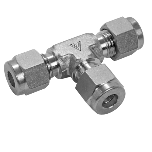 日本Fujikin富士金 双卡套式接头（英制 × 英制 × 英制）VUWT-19.05X12.7X9.52-V