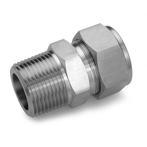 日本Fujikin富士金 双卡套式接头（公制 ×NPT 外螺纹）VUWH-22EN-V