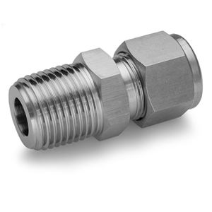 日本Fujikin富士金 双卡套式接头（公制 ×R 外螺纹）VUWH-16D-V