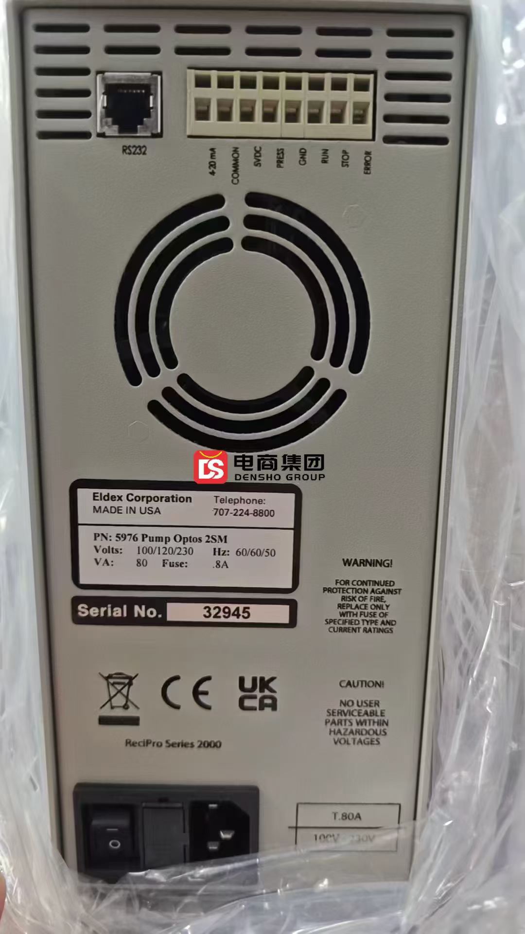 美国 ELDEX 2SM 精密柱塞泵｜高压微流量流体计量